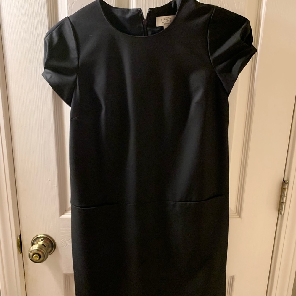 NWT Black Loft dress size OP